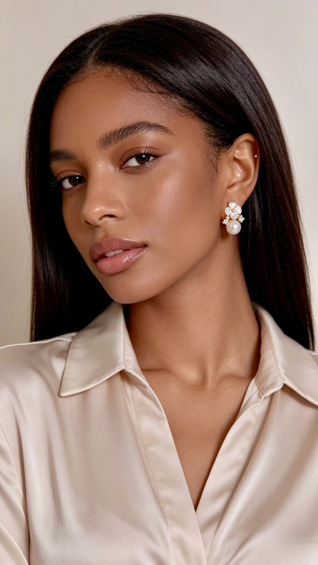 Luna Bloom Stud Earrings