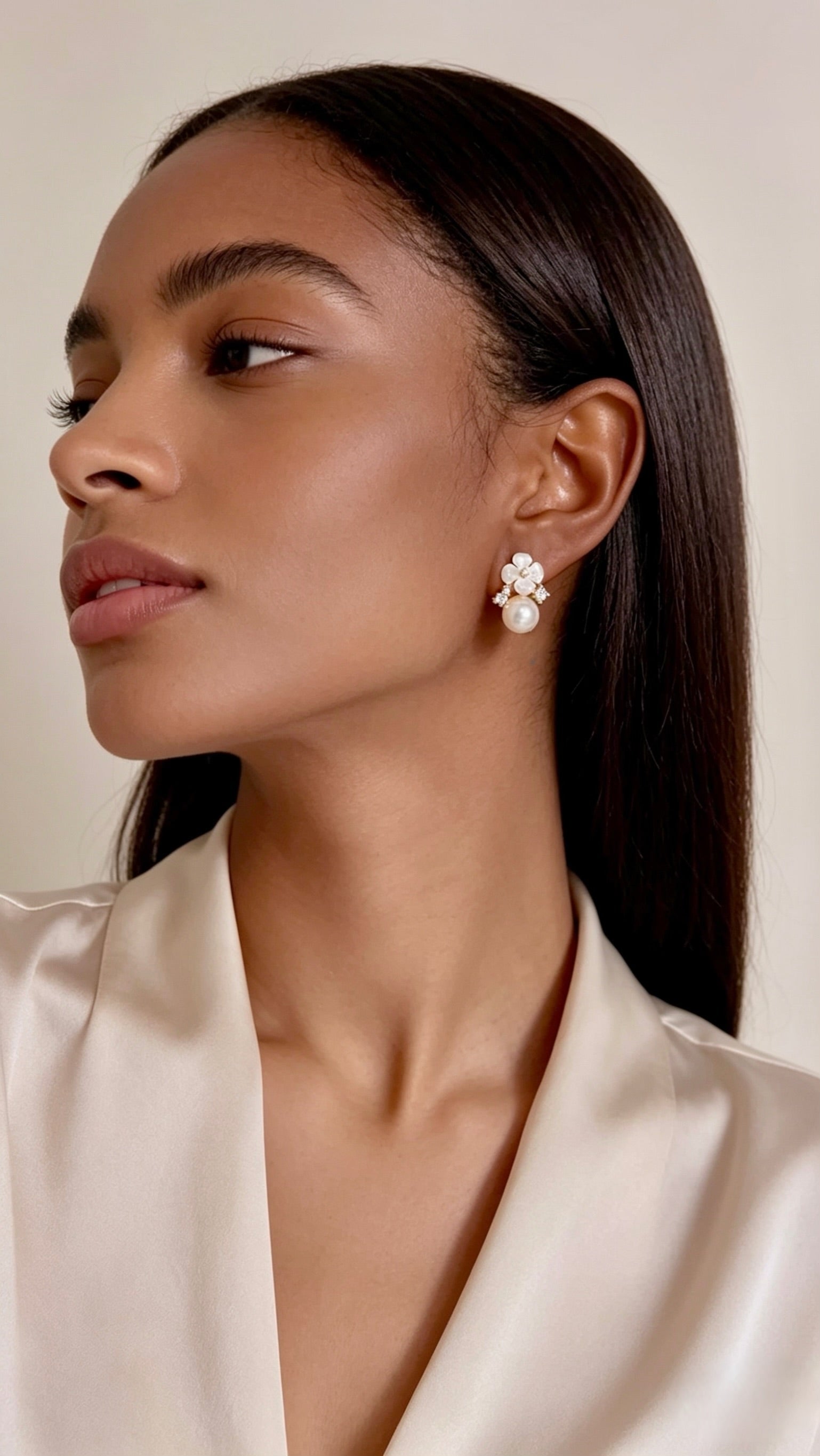 Luna Bloom Stud Earrings