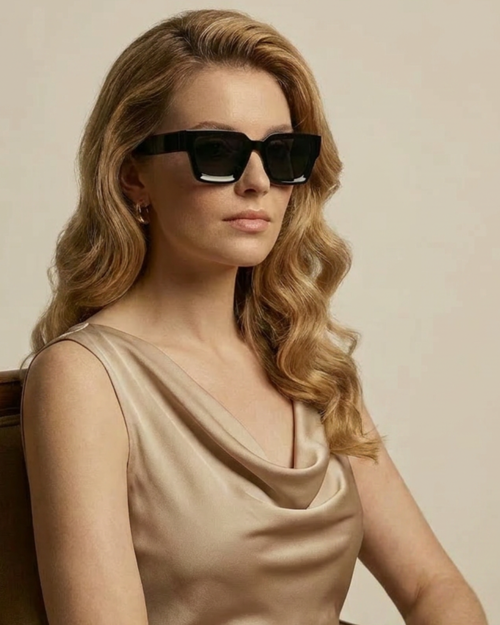 Onyx Square Sunglasses