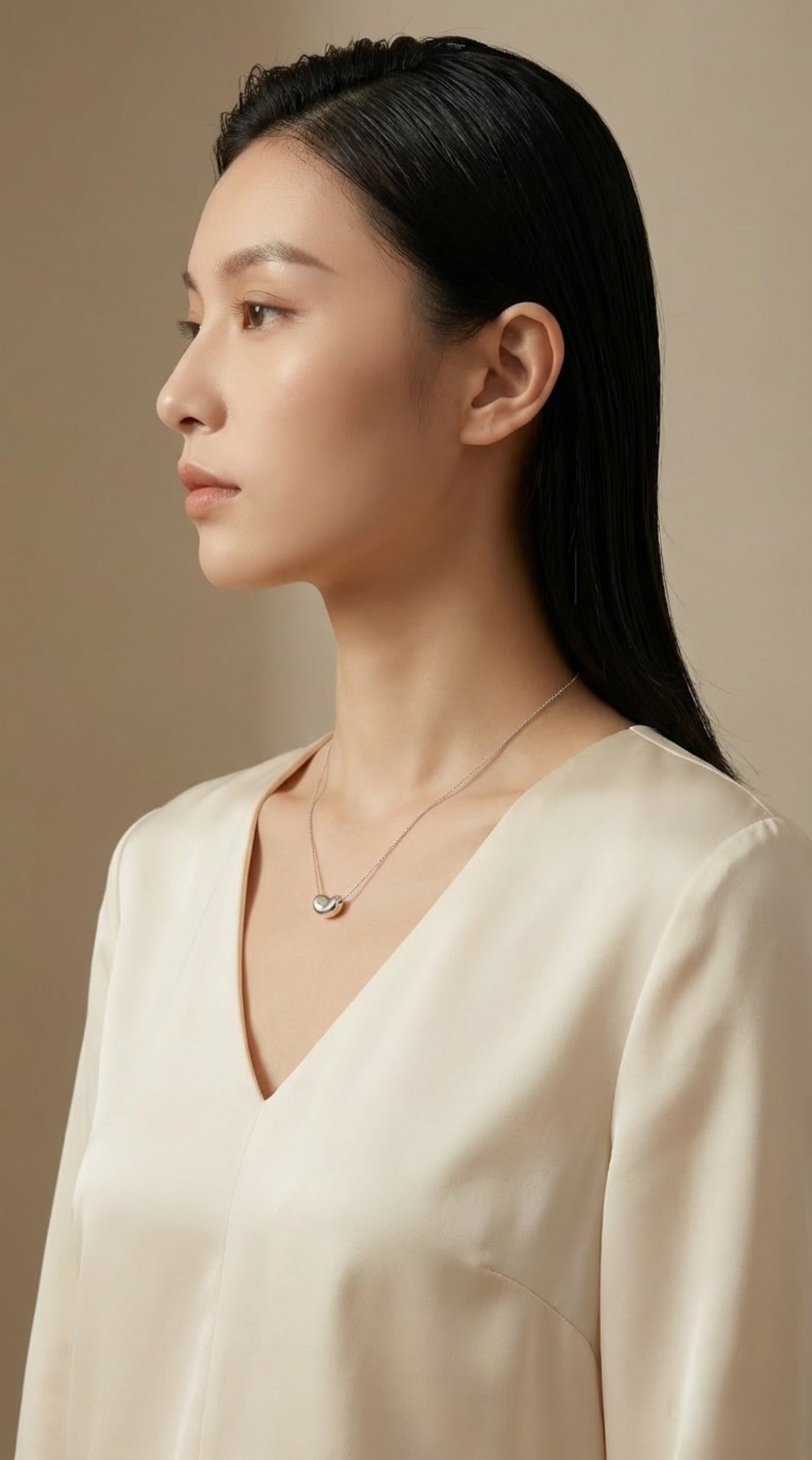 Silk Drop Necklace