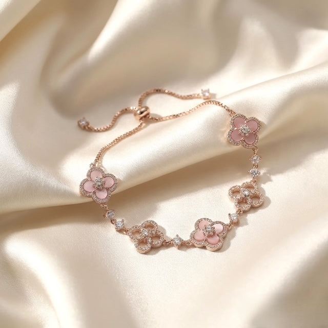 Blush Clover Bracelet