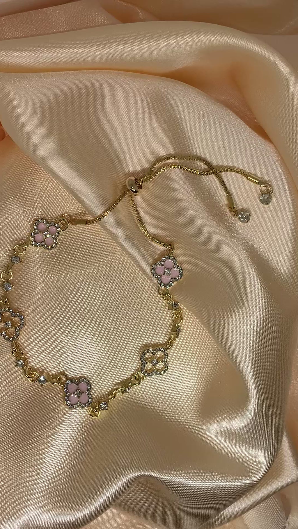 Blush Clover Bracelet