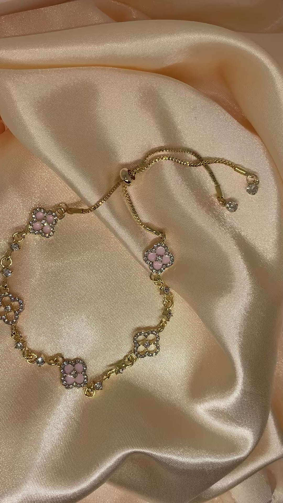 Blush Clover Bracelet
