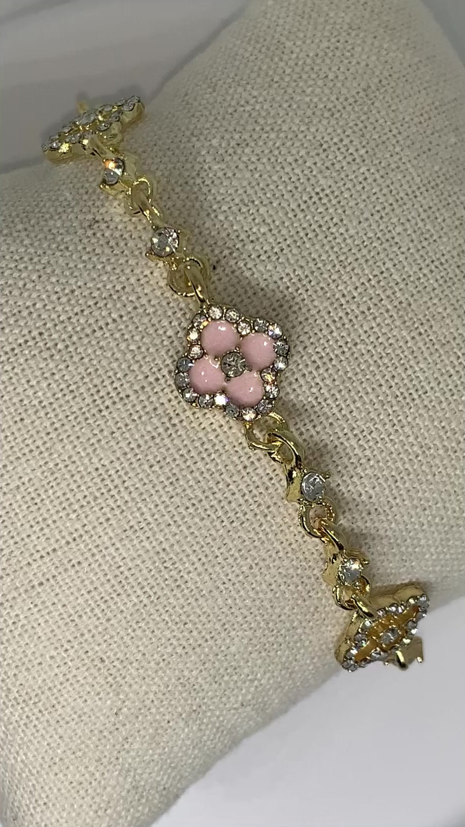 Blush Clover Bracelet